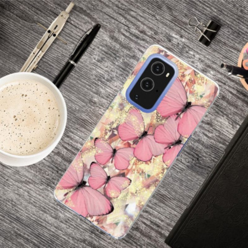 Kuori OnePlus 9 Pro Butterflies Perhoset