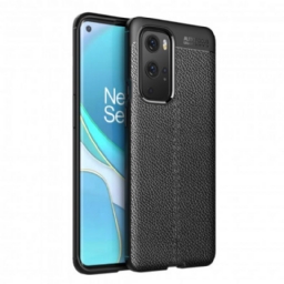 Kuori OnePlus 9 Pro Double Line Litchi Leather Effect