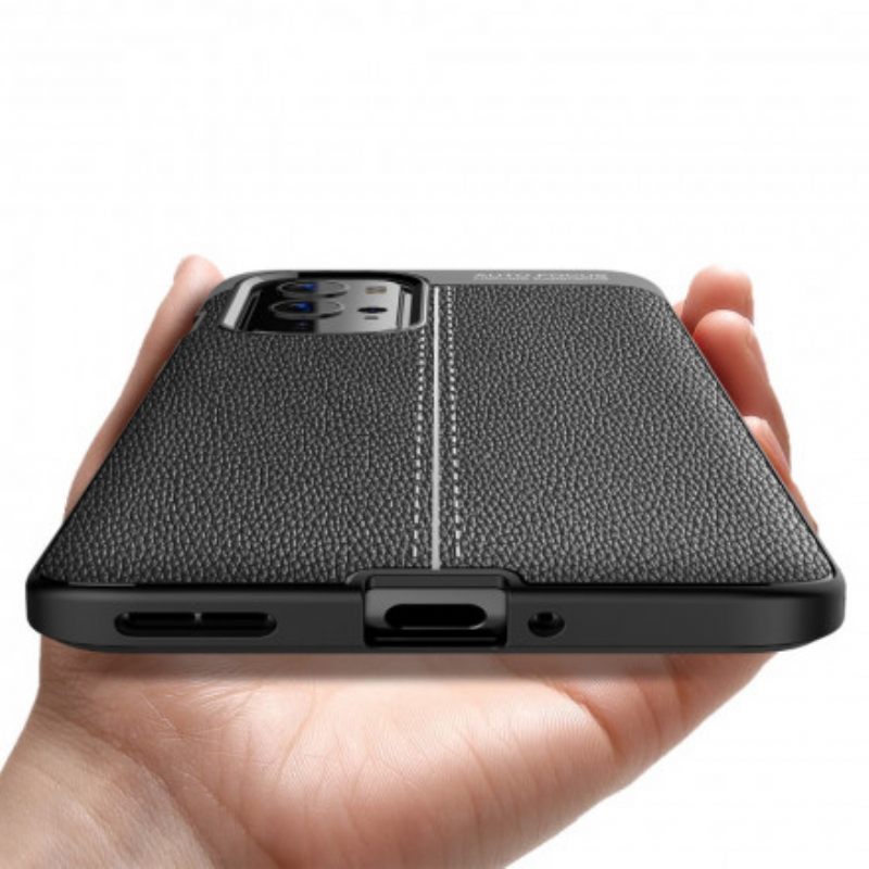 Kuori OnePlus 9 Pro Double Line Litchi Leather Effect