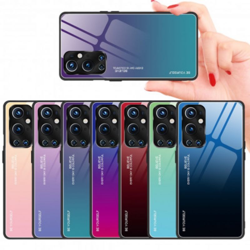 Kuori OnePlus 9 Pro Tempered Glass Ole Oma Itsesi