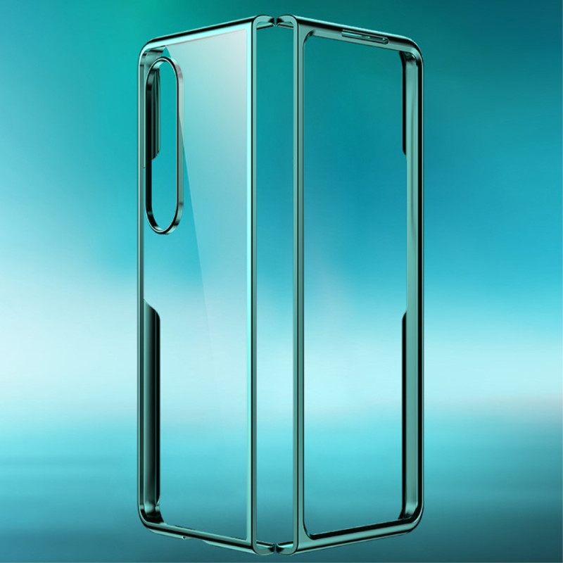 Case Samsung Galaxy Z Fold 4 Clear Metallic