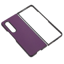 Case Samsung Galaxy Z Fold 4 Keinonahka Litsi Retroefekti