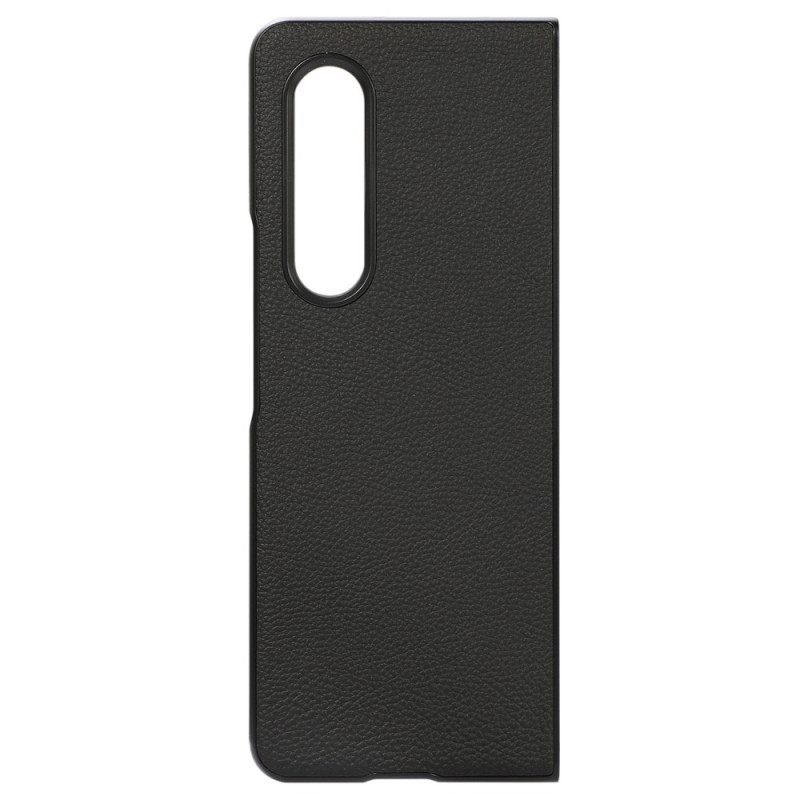 Case Samsung Galaxy Z Fold 4 Keinonahka Litsi Retroefekti