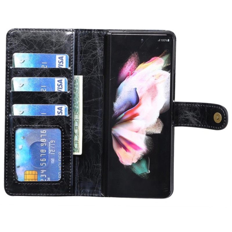 Kotelot Samsung Galaxy Z Fold 4 Faux Leather Multi-taskut