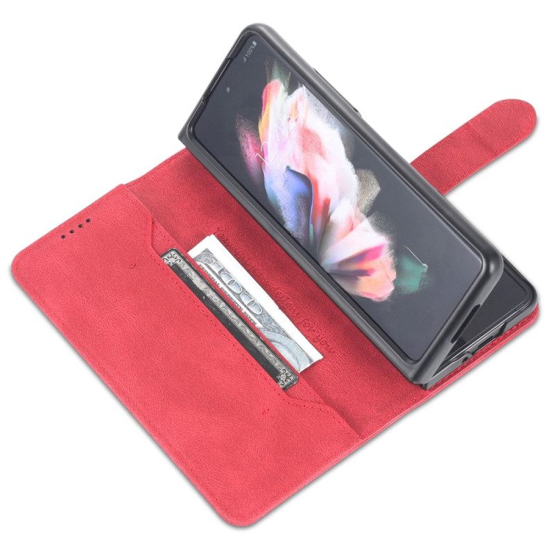 Kotelot Samsung Galaxy Z Fold 4 Lompakkokotelo Azns Ommeltava Lompakko