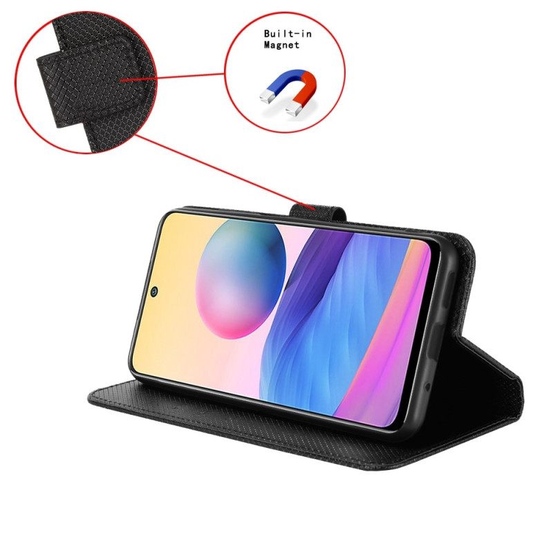 Kotelot Samsung Galaxy Z Fold 4 Suojaketju Kuori Diamond Hihnassa