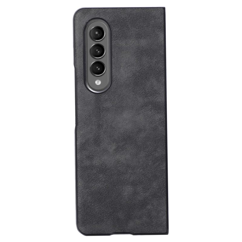 Kuori Samsung Galaxy Z Fold 4 Faux Leather Ihon Rakenne