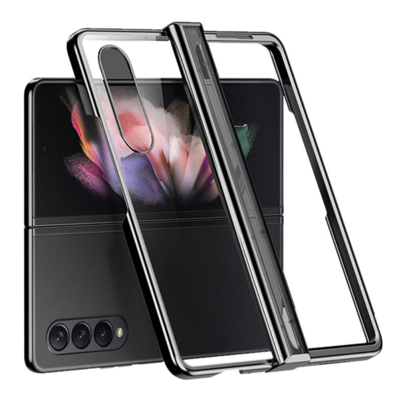 Kuori Samsung Galaxy Z Fold 4 Kirkas Metallinen Saranoitu