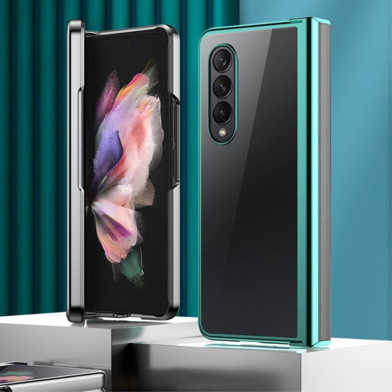 Kuori Samsung Galaxy Z Fold 4 Kirkas Metallinen Saranoitu