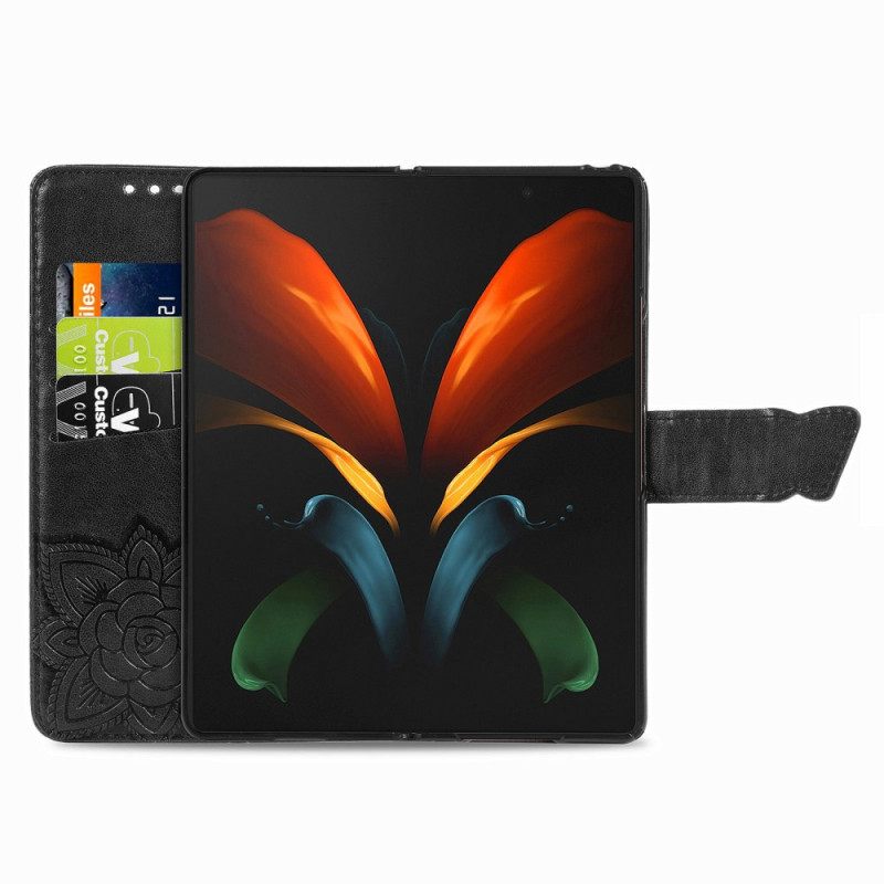 Nahkakotelo Samsung Galaxy Z Fold 4 Giant Butterfly