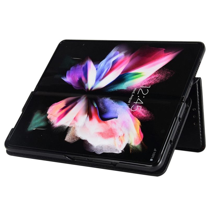 Puhelinkuoret Samsung Galaxy Z Fold 4 Kotelot Flip Cube 3d