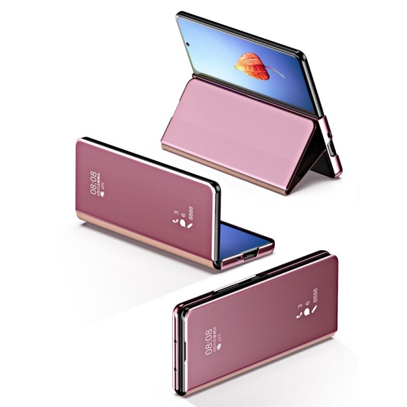 Puhelinkuoret Samsung Galaxy Z Fold 4 Kotelot Flip Peili Ja Läpinäkyvyys