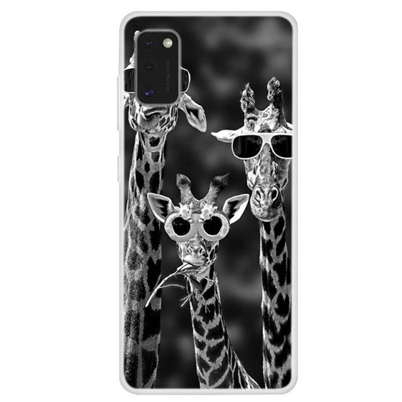 Case Samsung Galaxy A41 Kirahvit Laseilla