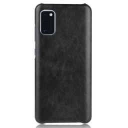 Case Samsung Galaxy A41 Litchi Performance Leather Effect