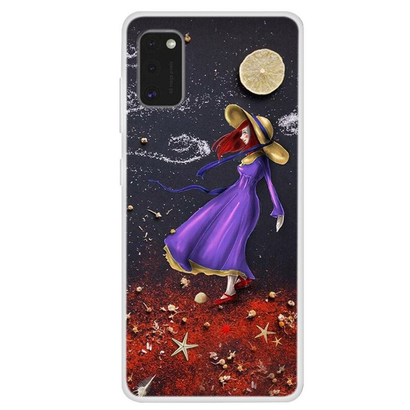 Case Samsung Galaxy A41 Nainen Merellä