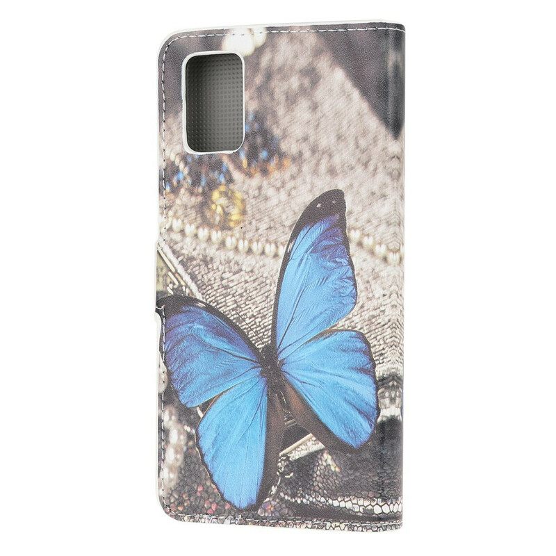 Kotelot Samsung Galaxy A41 Butterfly Prestige Blue