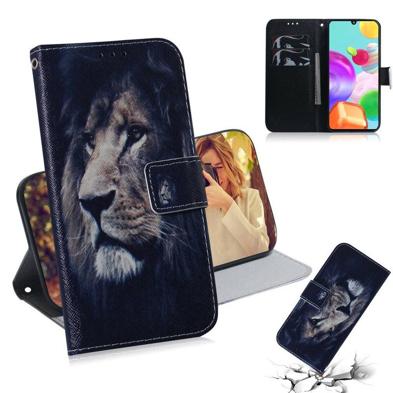 Kotelot Samsung Galaxy A41 Dreaming Lion