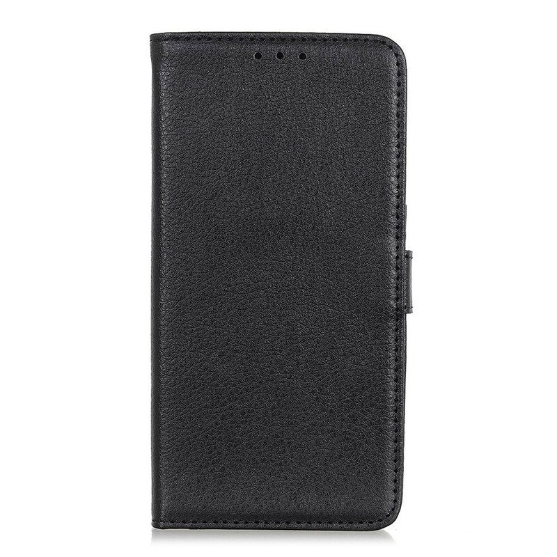 Kotelot Samsung Galaxy A41 Premium Litchi Faux Leather