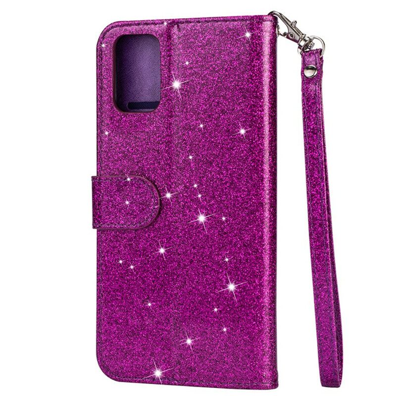 Kotelot Samsung Galaxy A41 Sequin Coin Kukkaro