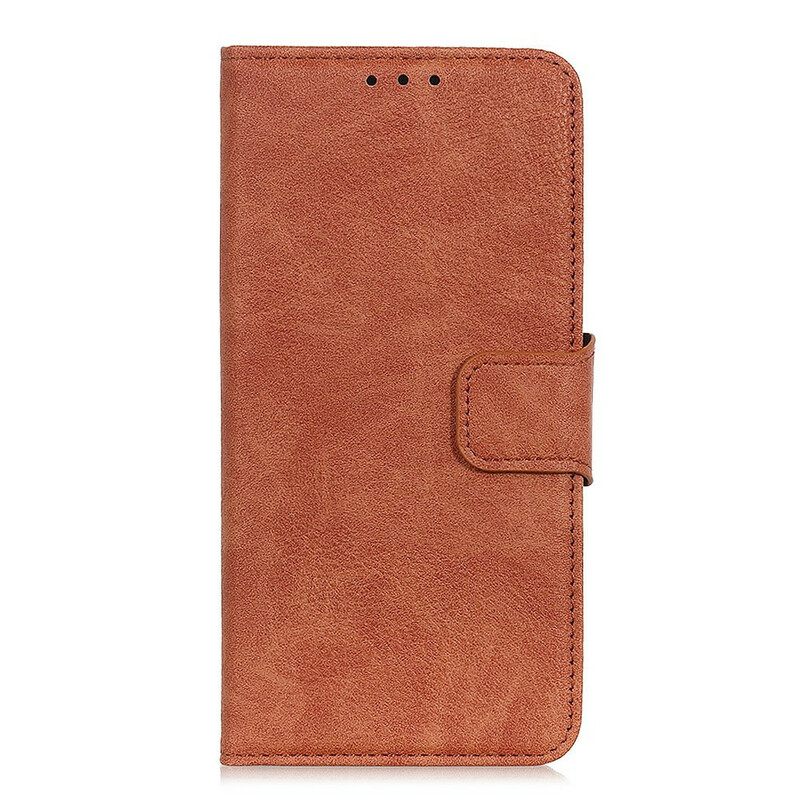 Kotelot Samsung Galaxy A41 Single Litchi Faux Leather