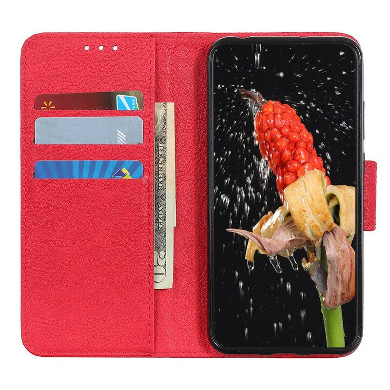 Kotelot Samsung Galaxy A41 Single Litchi Faux Leather