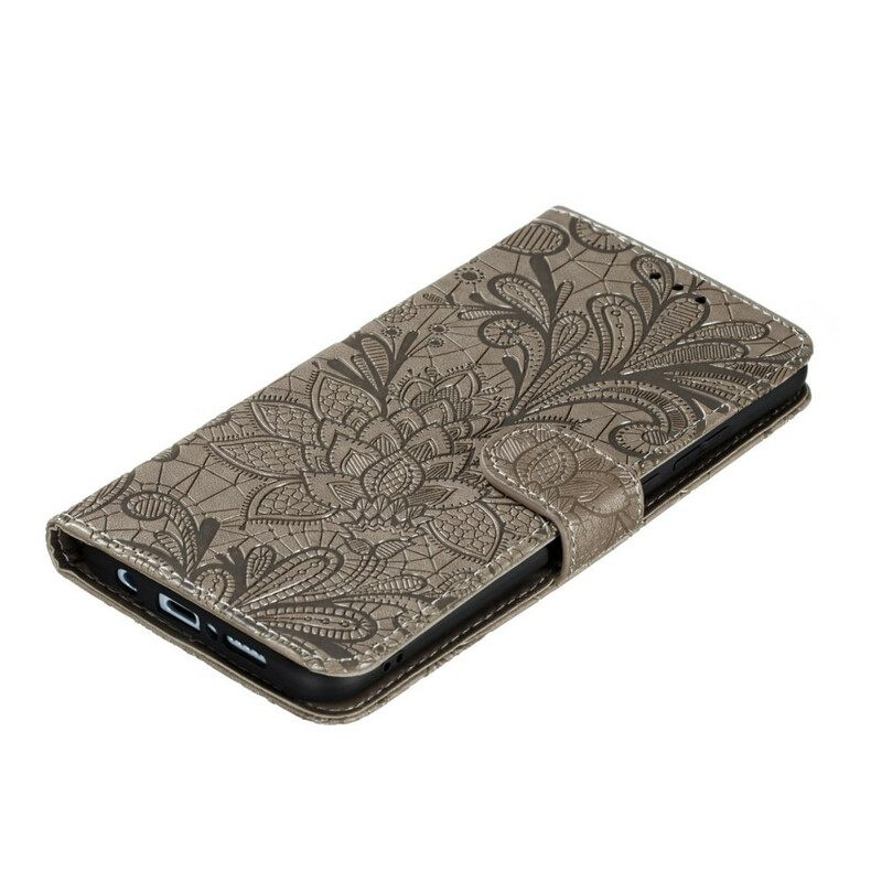 Kotelot Samsung Galaxy A41 Suojaketju Kuori Tribal Strap Flowers