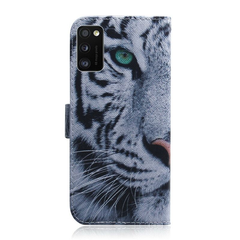 Kotelot Samsung Galaxy A41 Tiger Face