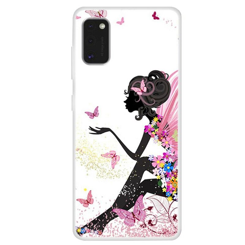 Kuori Samsung Galaxy A41 Butterfly Lady