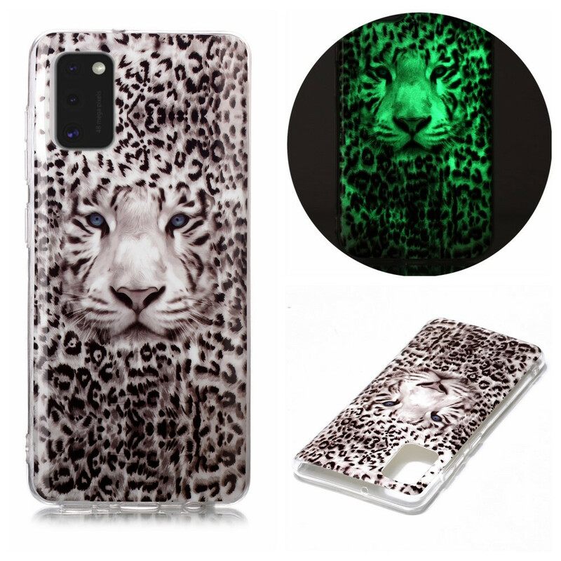 Kuori Samsung Galaxy A41 Fluoresoiva Leopard