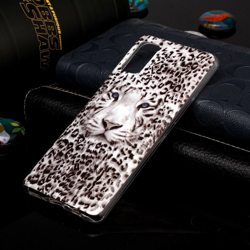 Kuori Samsung Galaxy A41 Fluoresoiva Leopard