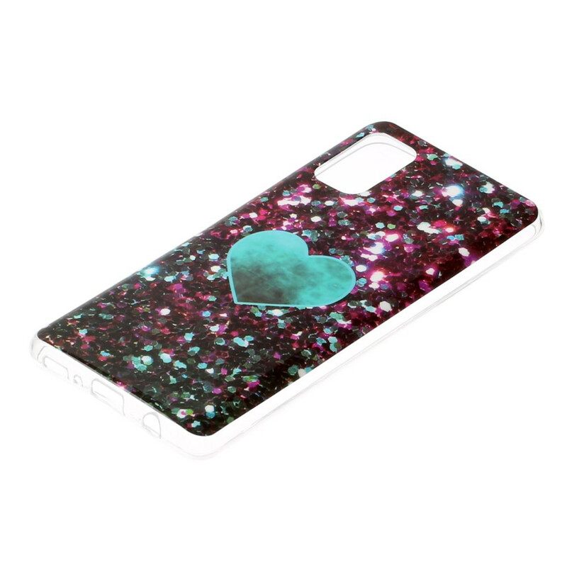 Kuori Samsung Galaxy A41 Glitter Marble