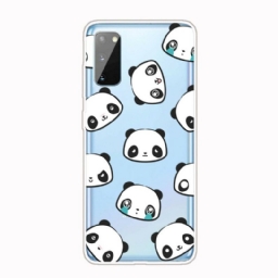 Kuori Samsung Galaxy A41 Transparent Sentimental Pandas