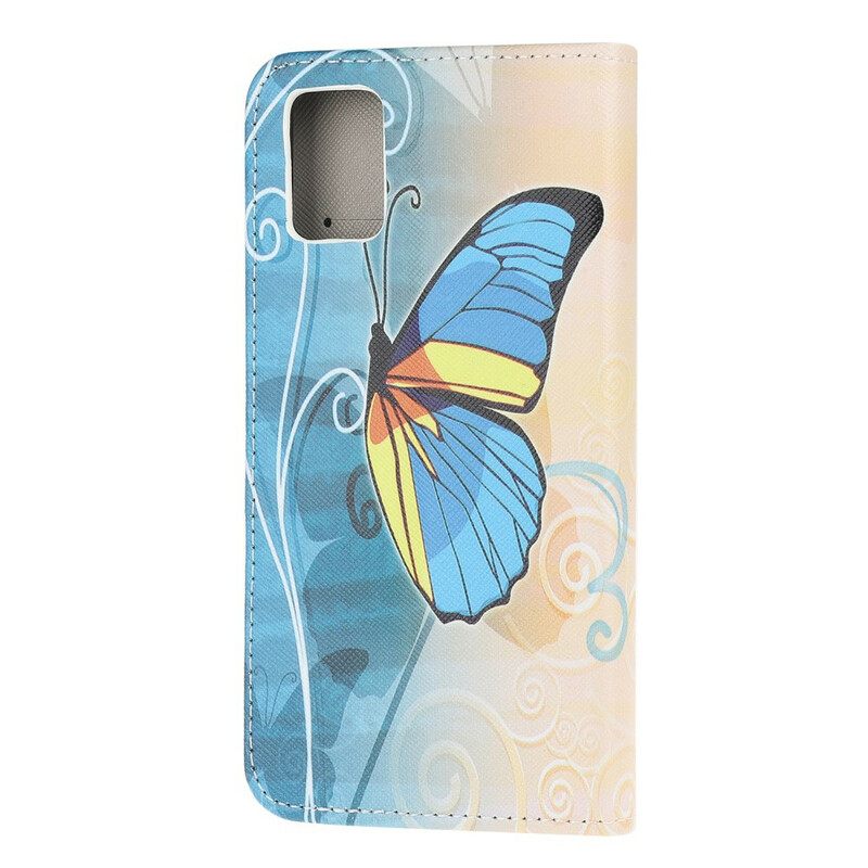 Nahkakotelo Samsung Galaxy A41 Suvereign Butterflies