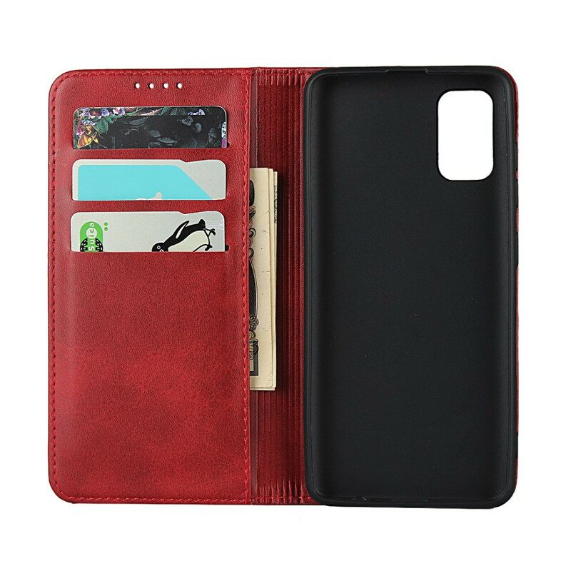 Puhelinkuoret Samsung Galaxy A41 Kotelot Flip Style Leather Sobriety