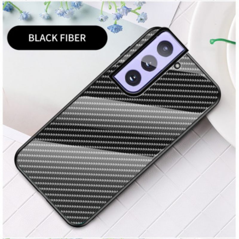 Case Samsung Galaxy S21 5G Carbon Fiber Karkaistu Lasi