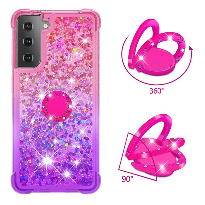 Case Samsung Galaxy S21 5G Glitter Ring Tuki