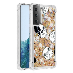 Case Samsung Galaxy S21 5G Mr Dog Glitter