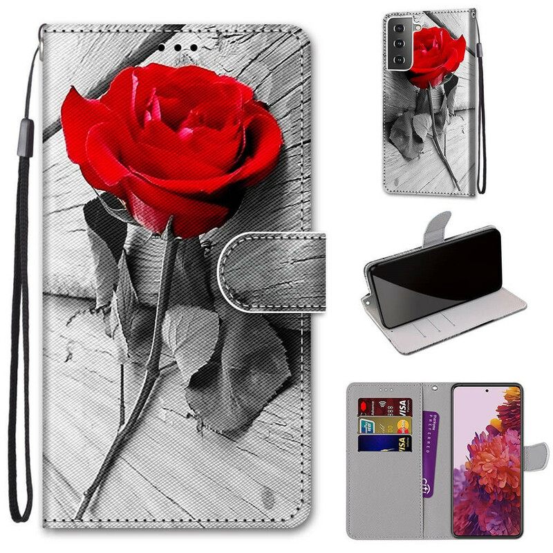 Flip Case Samsung Galaxy S21 5G Floral Wonder