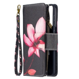 Flip Case Samsung Galaxy S21 5G Flower Vetoketjullinen Tasku