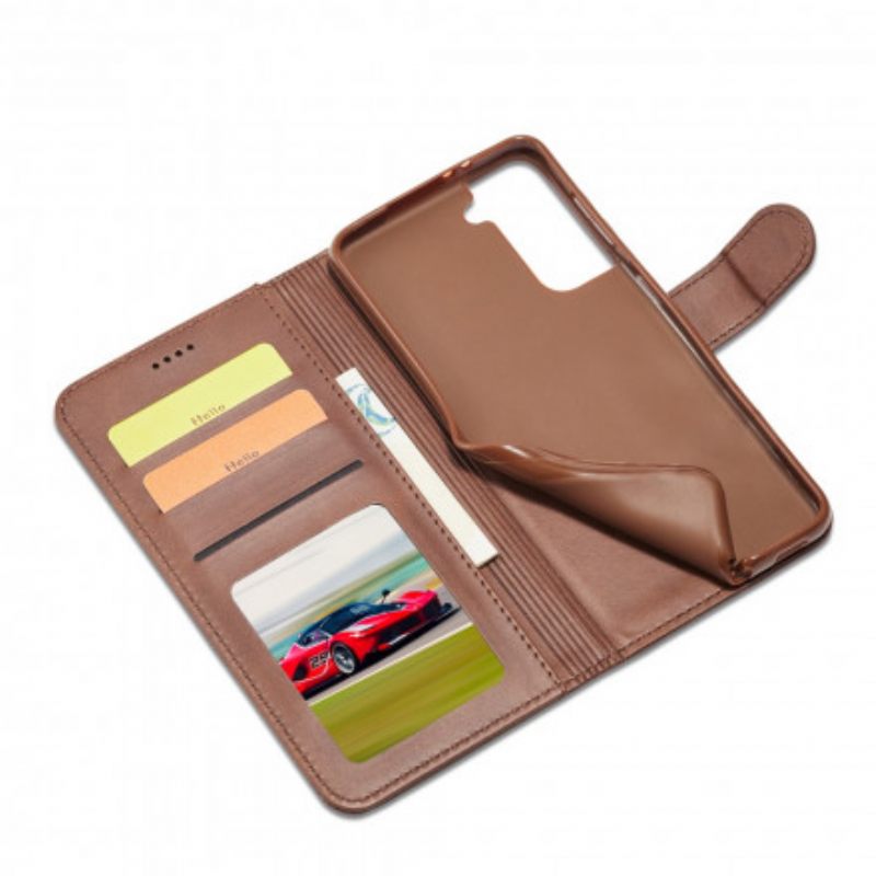 Flip Case Samsung Galaxy S21 5G Lc.imeeke Nahkaefekti