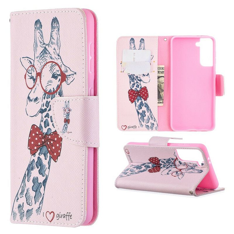 Kotelot Samsung Galaxy S21 5G Brainy Giraffe