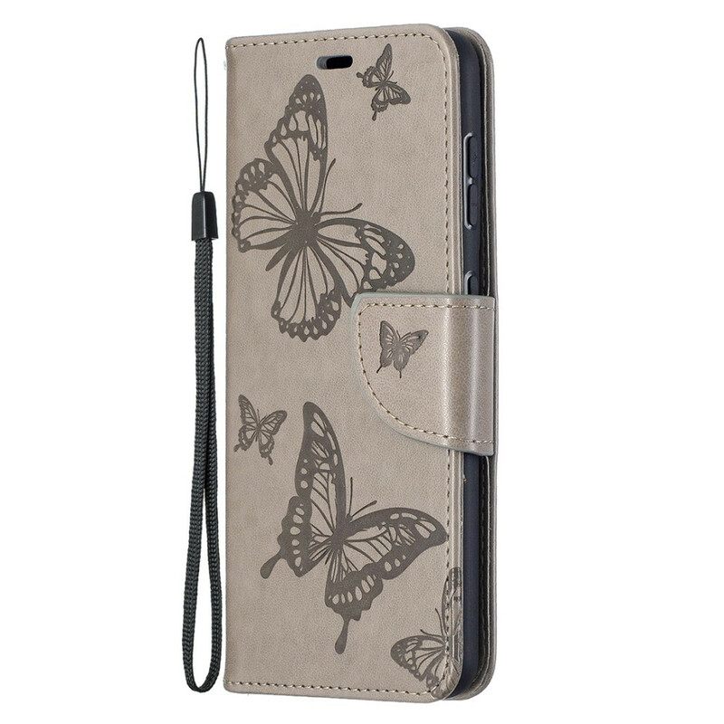 Kotelot Samsung Galaxy S21 5G Butterflies In Flight With Lanyard