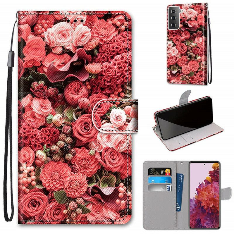 Kotelot Samsung Galaxy S21 5G Floral Romance