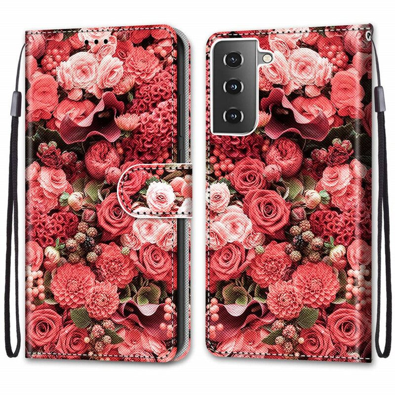 Kotelot Samsung Galaxy S21 5G Floral Romance