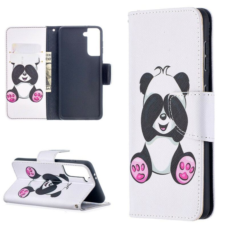 Kotelot Samsung Galaxy S21 5G Panda Hauskaa