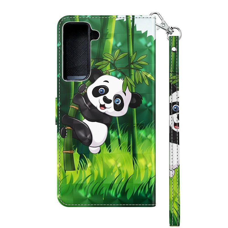 Kotelot Samsung Galaxy S21 5G Panda Ja Bamboo