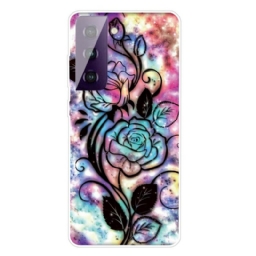 Kuori Samsung Galaxy S21 5G Flower Graphic