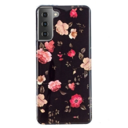 Kuori Samsung Galaxy S21 5G Fluorescent Floral Sarja