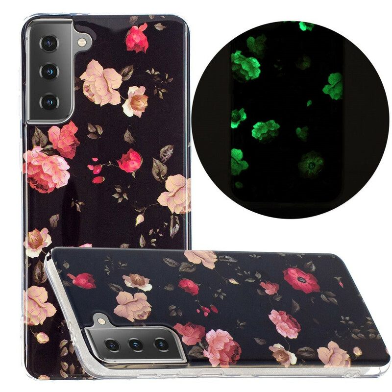 Kuori Samsung Galaxy S21 5G Fluorescent Floral Sarja