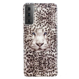 Kuori Samsung Galaxy S21 5G Fluoresoiva Leopard